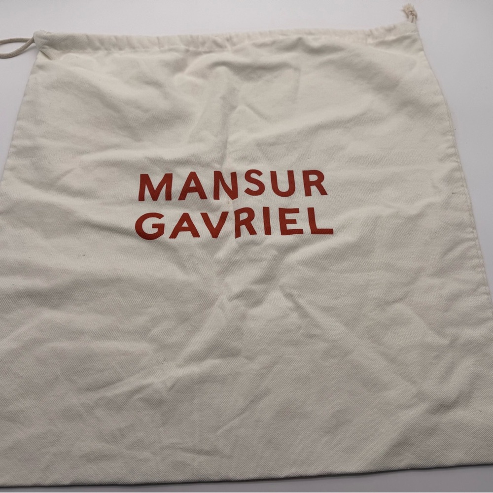 Mansur Gavriel Large Cream Dust Bag